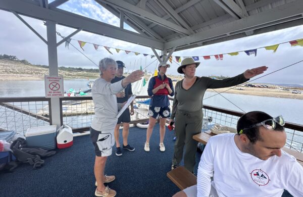Adult Sailing Linda McDavitt Instructing